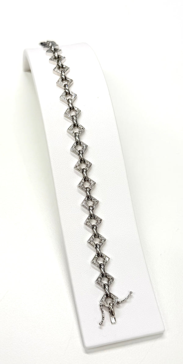 Bracelet en or blanc 18 K - 16.44 G