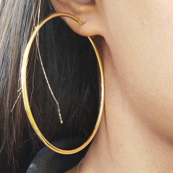 Créoles en Or Jaune 18K - 3.77G