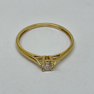 Bague en Or Jaune 18K - Taille 50 - 1.06G