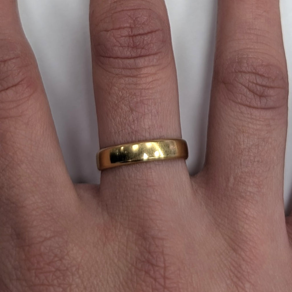 Alliance en or jaune 18K - taille 54 - 3G
