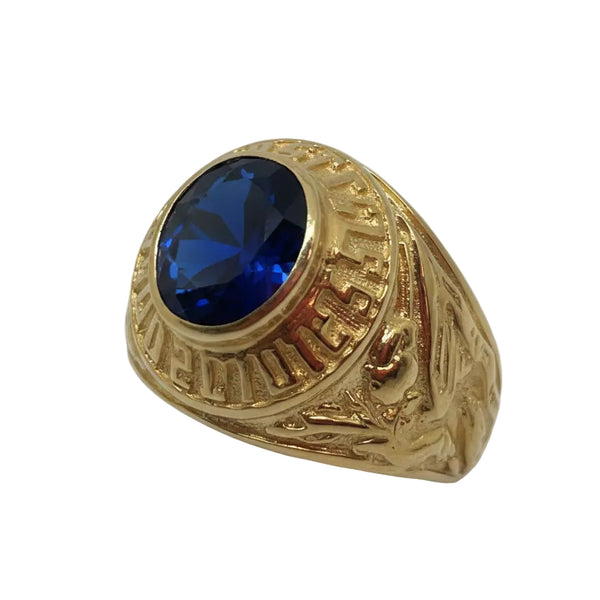 Bague Chevalière Or Jaune 18 K - Taille 66 - 11 G