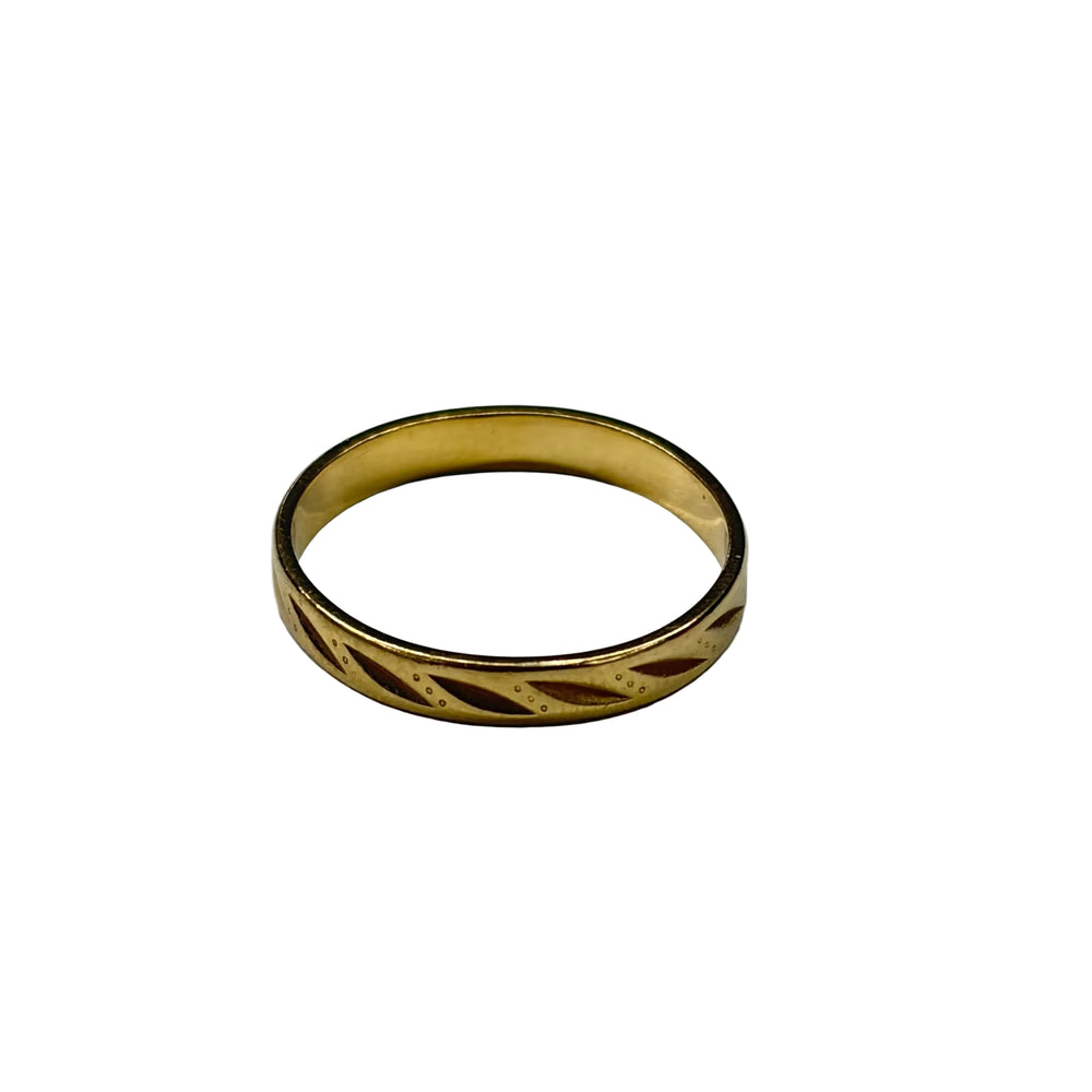 Bague alliance en Or Jaune 18K