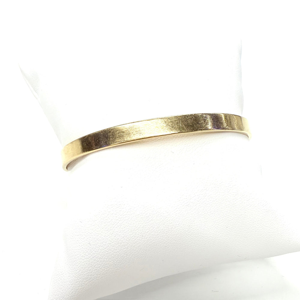 Bracelet Jonc en  Or Jaune 18k Tête d'Aigle - 25.62 Grs