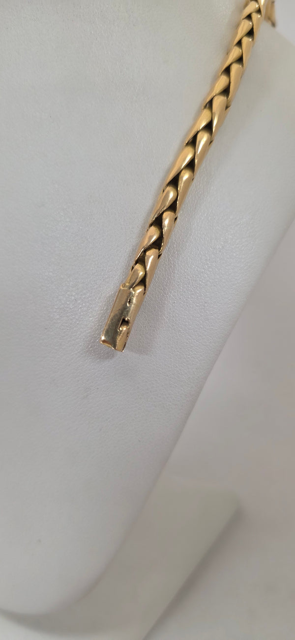 Collier Ras du Cou Or Jaune 18K 66.89 Grs