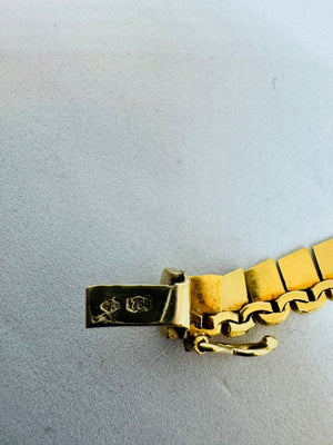 Collier Princesse en Or Jaune 750 avec Fermoir à Cliquet