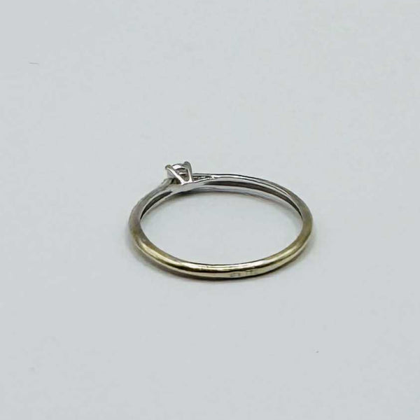 Bague Solitaire en Or Blanc 18K Taille-50