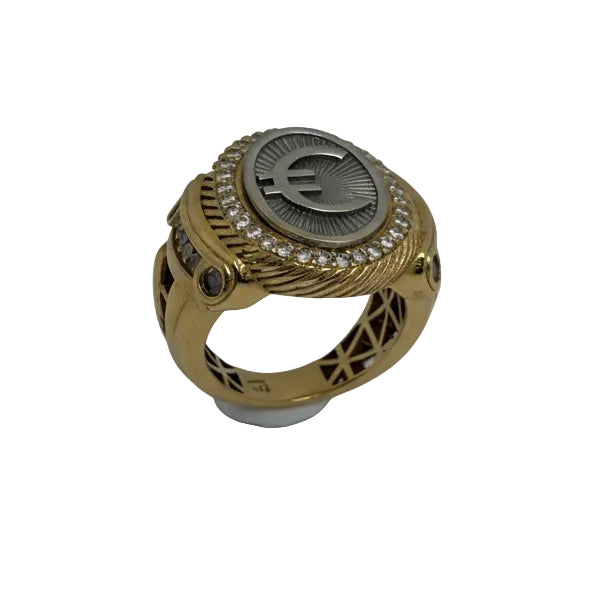 Bague Chevalière Or 18 K - Taille 57 -  9.78 G