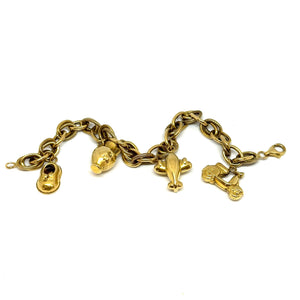 Bracelet Maillon Forçat en Or Jaune 18k