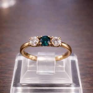 Bague en Or Jaune 18K - Taille 49 - 2.78G