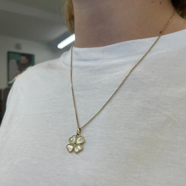 Collier Trèfle Or Jaune 18K 6.18 Grs