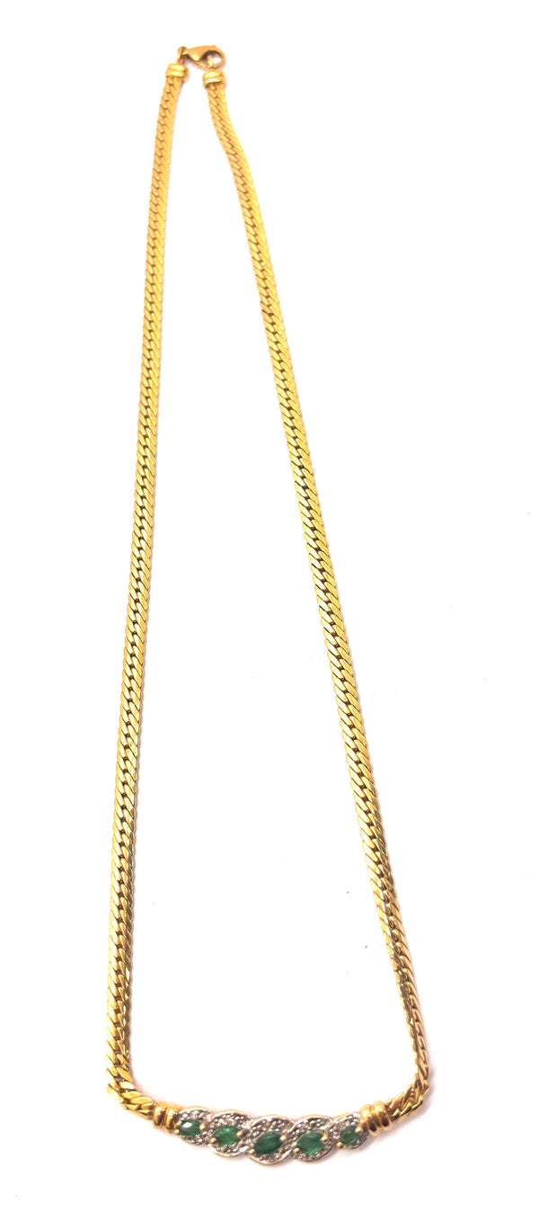 Collier Princesse en Or Jaune 18 K - 10.89 G