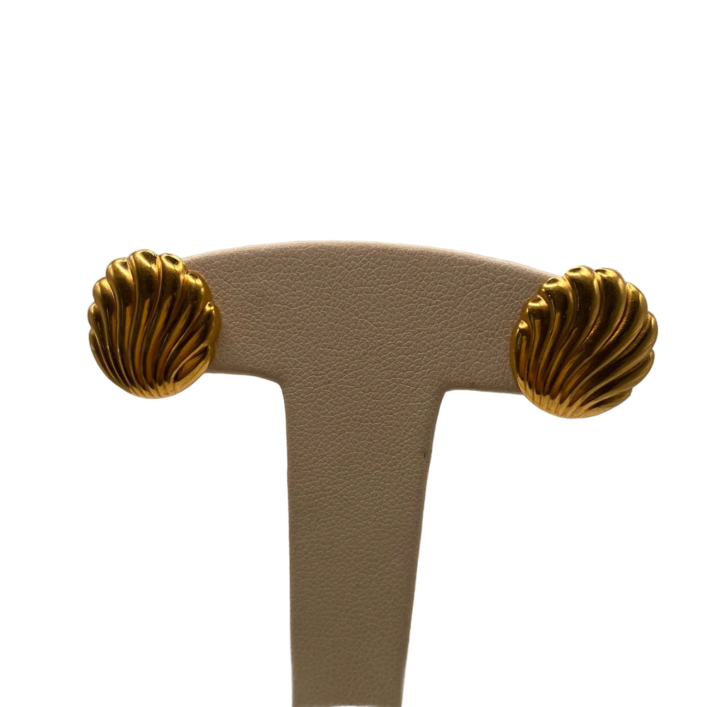 Boucles d'oreilles en Or jaune 18K - 2.14G