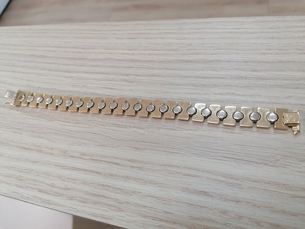 Bracelet Maillon Or Jaune 18K 26.41g