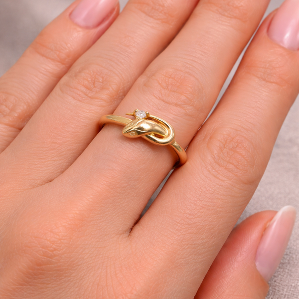 Bagues en Or jaune 18K - Taille 52 - 1.12G