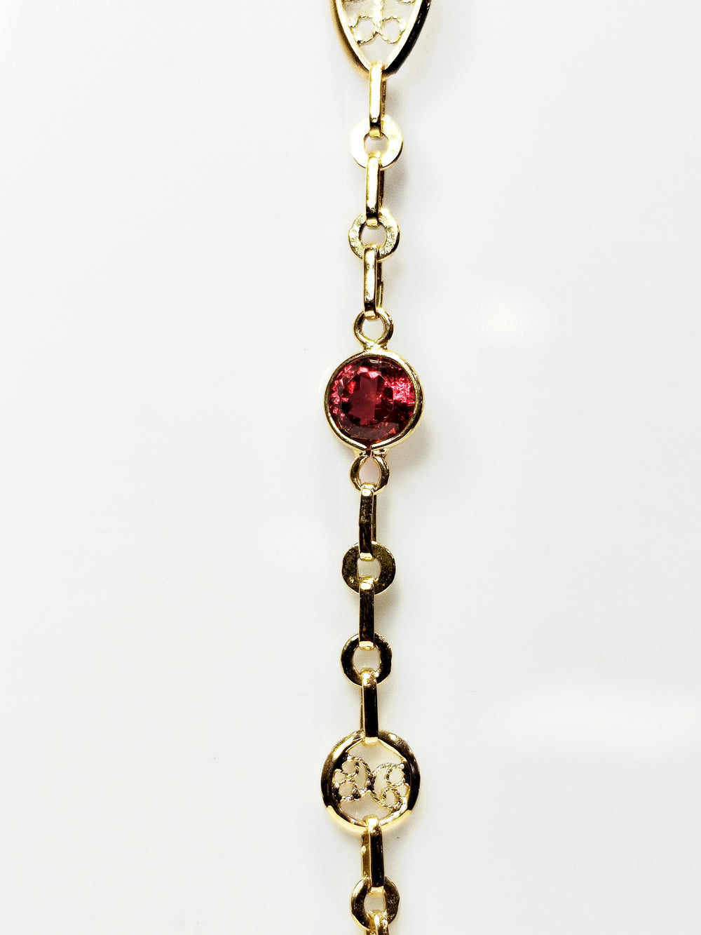 Collier Matinée en Or Jaune Maille Filigrane 18K - 11.70 Grs