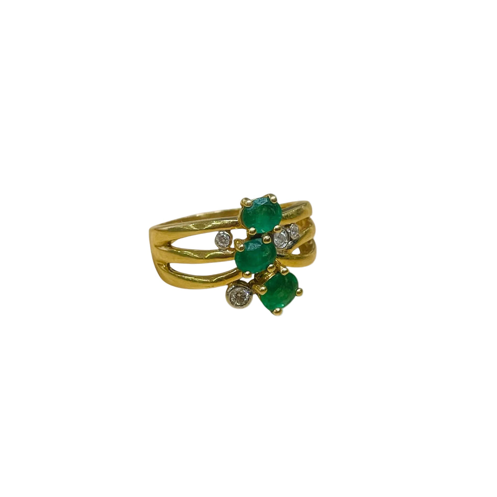 Bague en Or Jaune 18K - Taille 55 - 4.78 Grs
