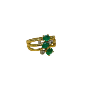 Bague en Or Jaune 18K - Taille 55 - 4.78 Grs