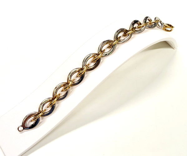 Bracelet Or Jaune et Blanc 18k - 21.27 G