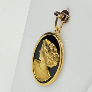 Camée en or jaune 18 K - 2.17 G