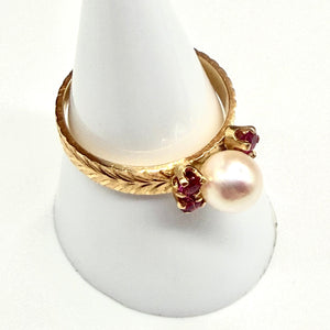 Bague en Or jaune 18K - Taille 51 - 2.68g