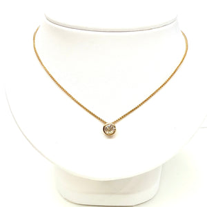 Collier Princesse Or Jaune 18k 3.06 Grs