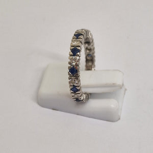 Bague en Or Gris 18K Taille-51