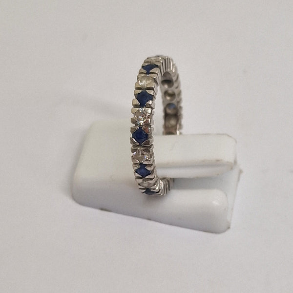 Bague en Or Gris 18K Taille-51