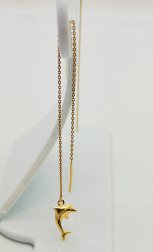 Boucles d'oreilles en or jaune 18 k - 1.10 G