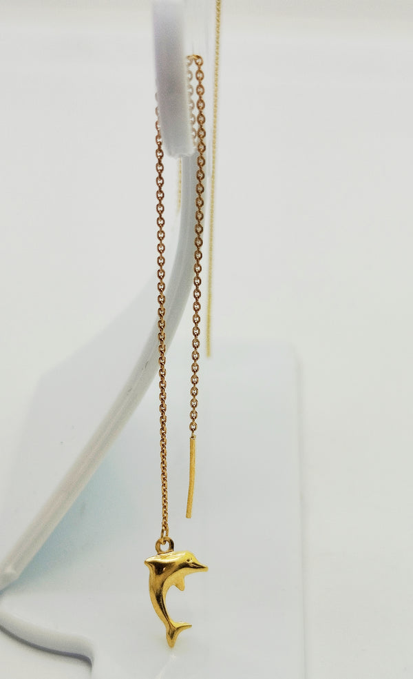 Boucles d'oreilles en or jaune 18 k - 1.10 G