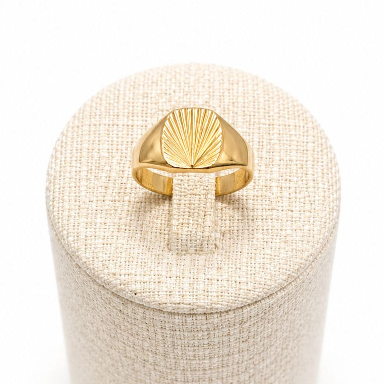 Bague en Or Jaune 18K - Taille 56