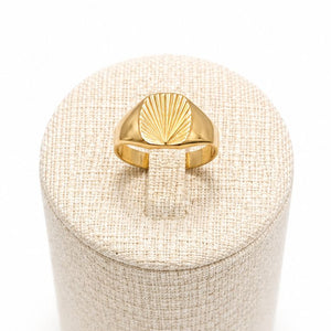 Bague en Or Jaune 18K - Taille 56 - 2.21G