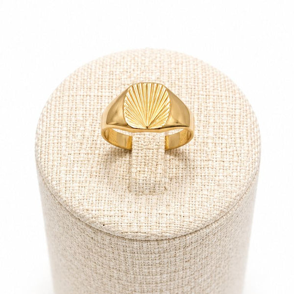 Bague en Or Jaune 18K - Taille 56 - 2.21G