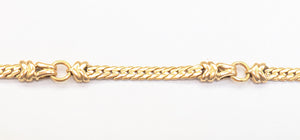Bracelet Maillon Anglaise en Or Jaune 18K 8.27 Grs
