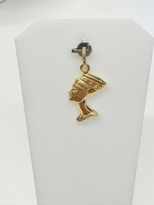 Pendentif Nefertiti Or Jaune 18k en Bon Etat