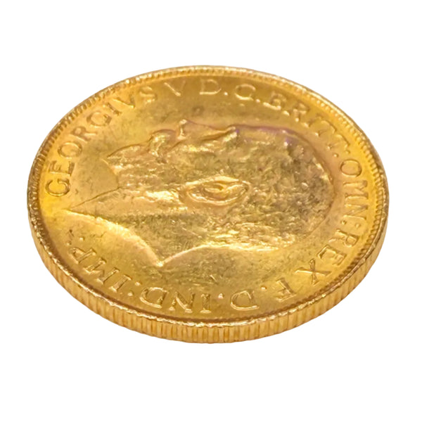 Pièce Souverain 1928 en Or Jaune 22K - 7.99Grs