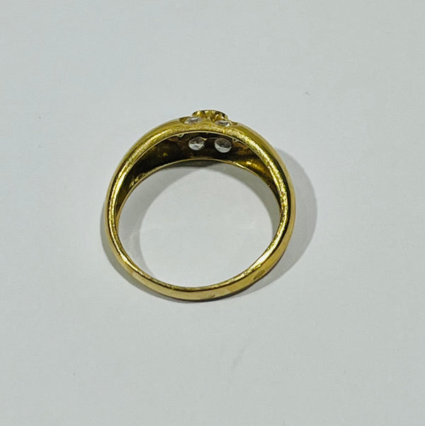 Bagues en Or jaune 18K - 3.06 Grs - Taille 53