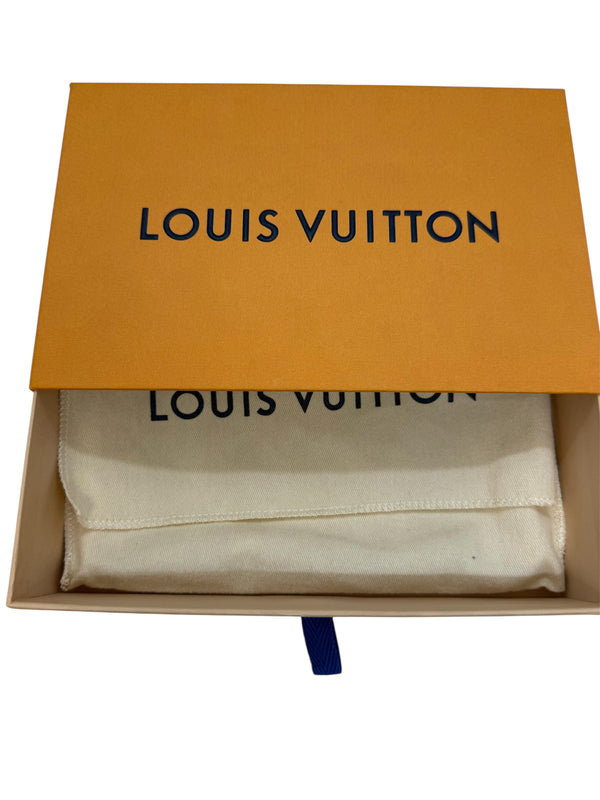 Portefeuille Louis Vuitton Brazza Gris/Noir en Très Bon Etat