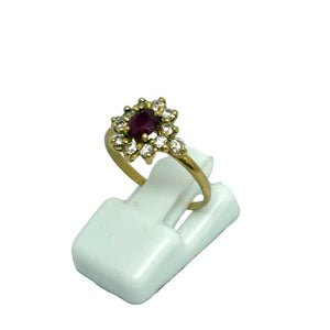 Bague en Or Jaune 18K - Taille 53 - 2.29G