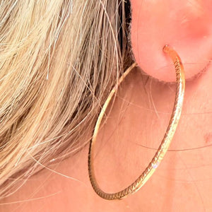 Créoles en Or Jaune 18K - 1.95g