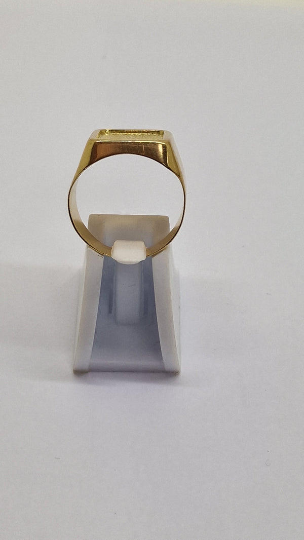 Bague Chevalière OR Jaune 750/1000 - Taille 61
