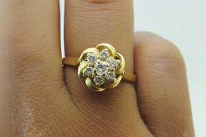 Bague en Or Jaune 18 K - Taille 51 - 2.69 G