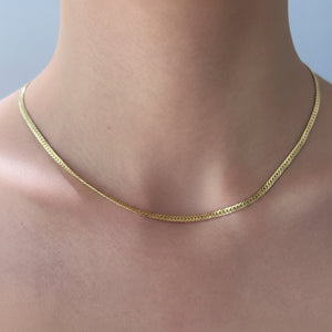 Collier Or Jaune Anglaise 18K