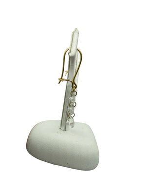 Boucles d'Oreilles Pendantes Or Jaune 18K