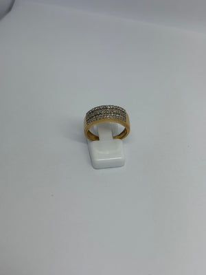 Bague en Or Jaune 18K - Taile 55 - 5.40 Grs
