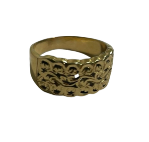 Bague Jonc en Or Jaune 18K Taille-56