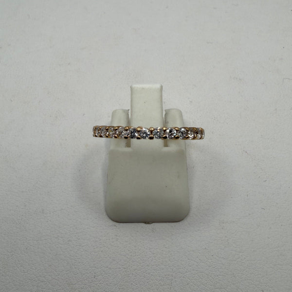 Bague Or Jaune Demi Tour 18 K - Taille 51 - 1.21 G
