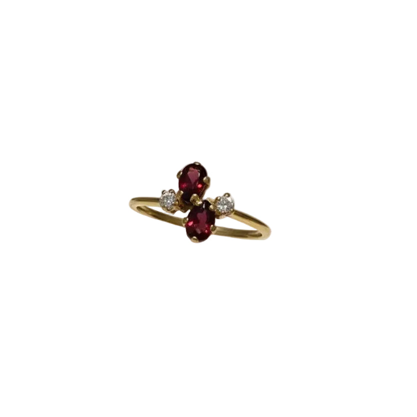 Bague en Or Jaune 18K - Taille 54 - 1.05 Grs