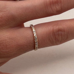 Bague Or Jaune Demi Tour 18 K - Taille 51 - 1.21 G