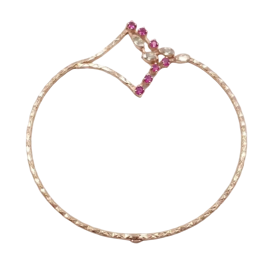 Bracelet Jonc Miroir en Or Jaune 18k