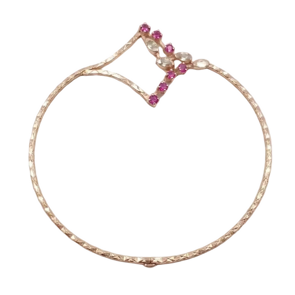 Bracelet Jonc Miroir en Or Jaune 18k